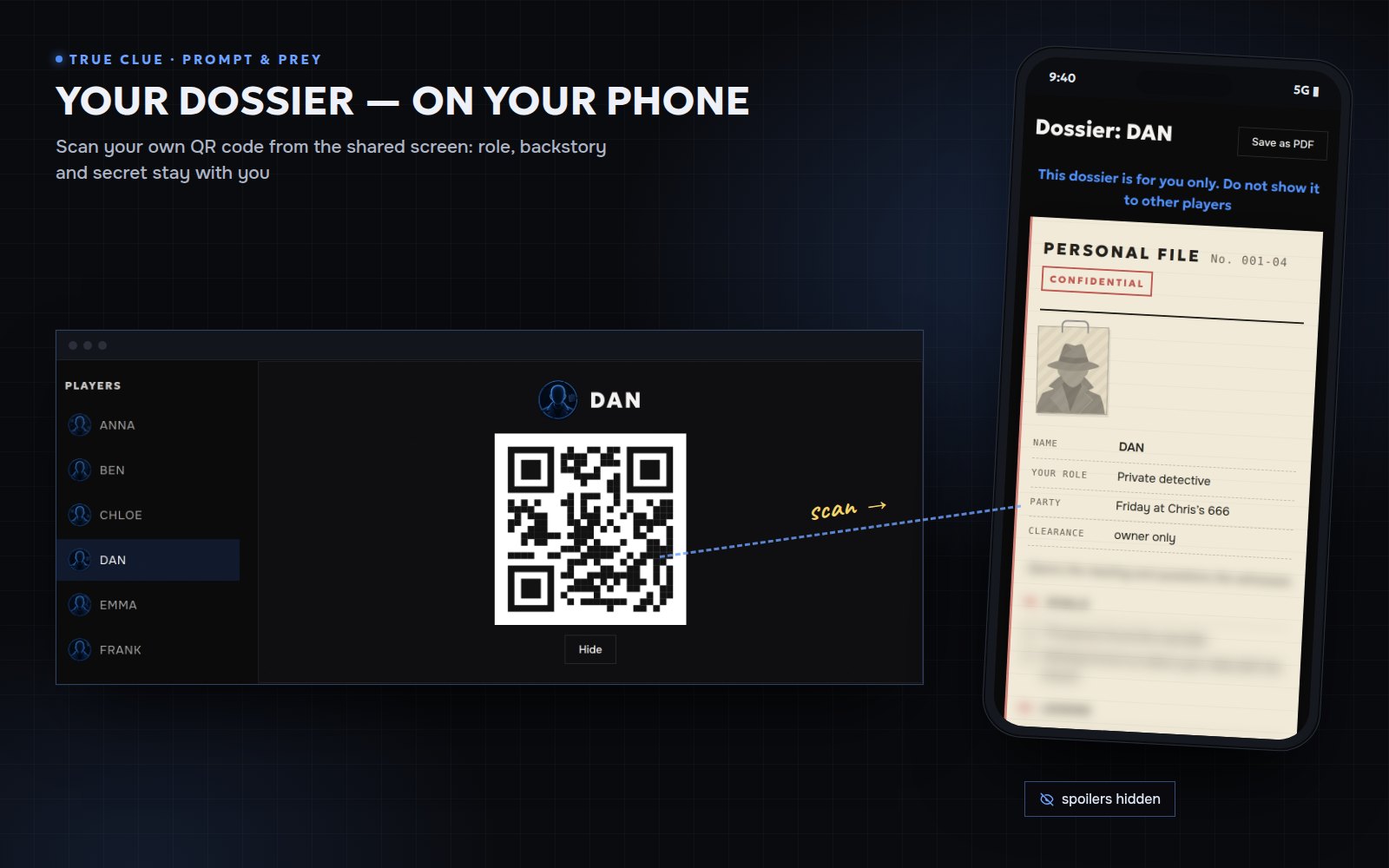 Your dossier — on your phone